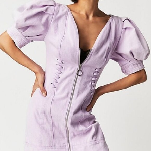 Elliatt Lilac Variation Mini Dress - Picture 2 of 6